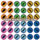 wholesale Multicolor Laser Fishing Lure Eyes Sticker fish lure eye  for fishing lure