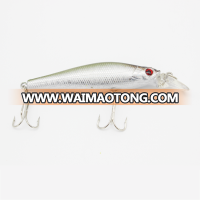 fishing tackle high carbon steel anchor hook fishing lure colorful Minnow Lure