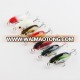 5cm 6.6g 7 colors slow sinking hard fishing lure minnow carnk bait