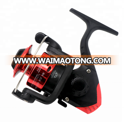 red stainless steel main shaft aluminum spool fish reel